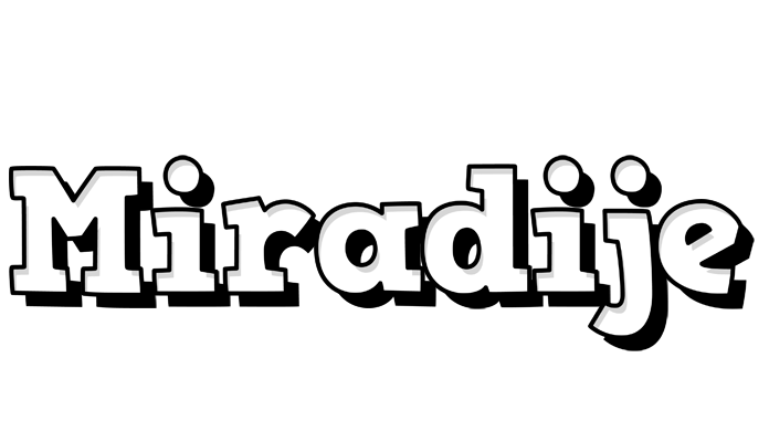 Miradije snowing logo