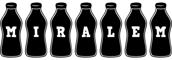 Miralem bottle logo