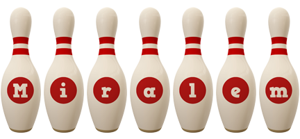 Miralem bowling-pin logo