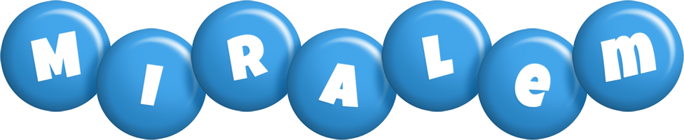 Miralem candy-blue logo