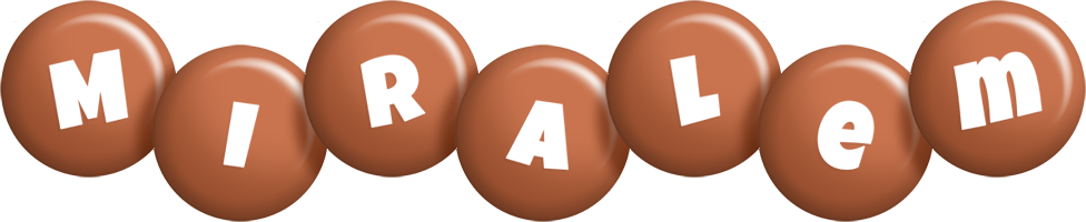 Miralem candy-brown logo