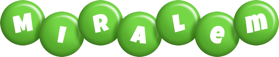Miralem candy-green logo