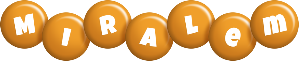 Miralem candy-orange logo