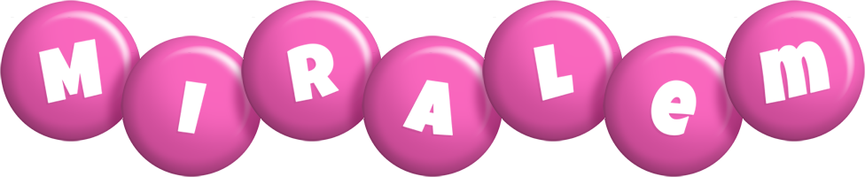 Miralem candy-pink logo