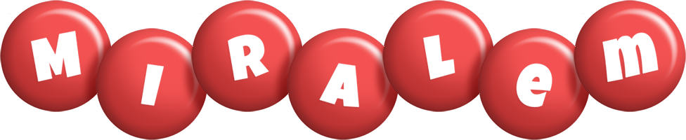 Miralem candy-red logo