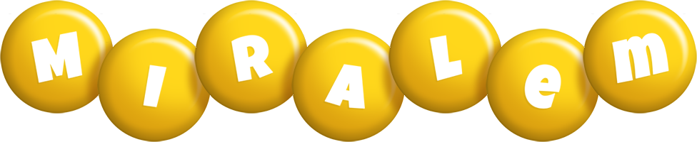 Miralem candy-yellow logo