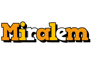 Miralem cartoon logo