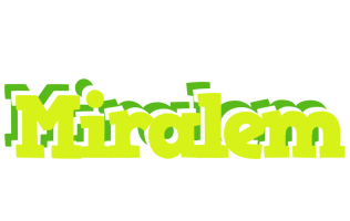 Miralem citrus logo