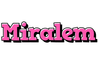 Miralem girlish logo