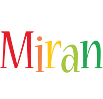 Miran birthday logo