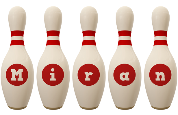 Miran bowling-pin logo