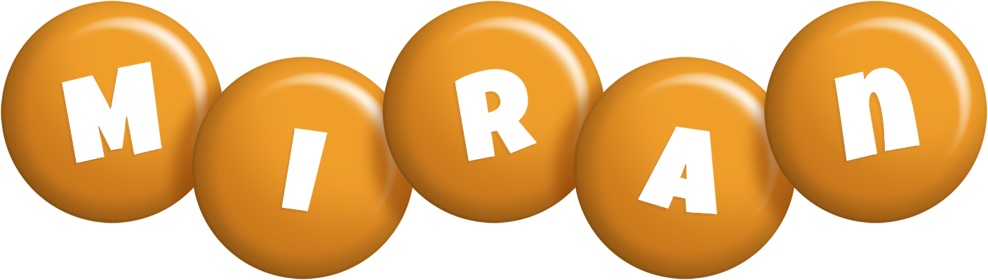 Miran candy-orange logo