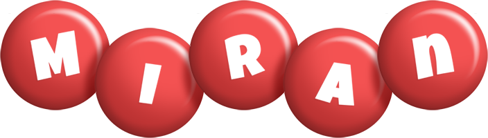 Miran candy-red logo