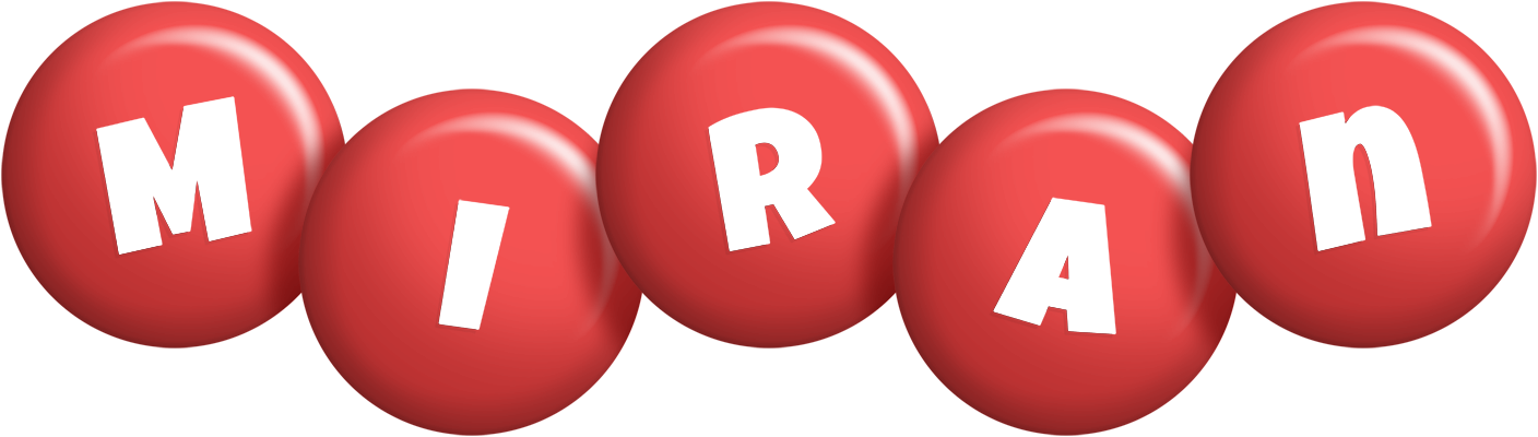 Miran candy-red logo