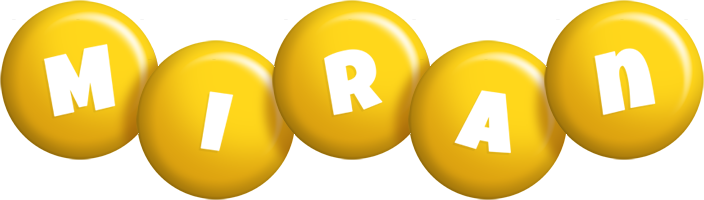Miran candy-yellow logo