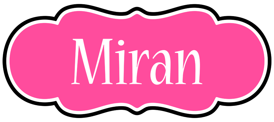 Miran invitation logo