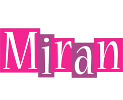 Miran whine logo