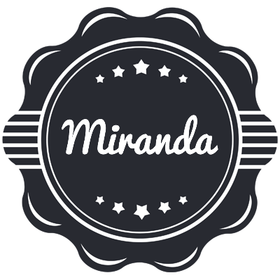 Miranda badge logo
