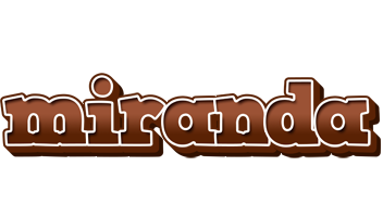 Miranda brownie logo