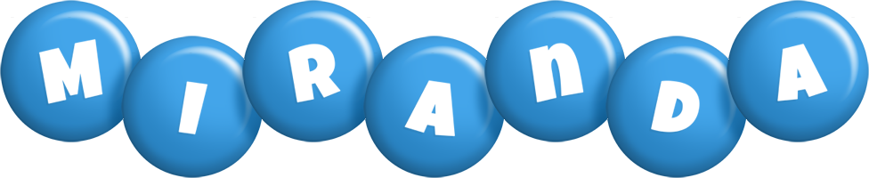 Miranda candy-blue logo