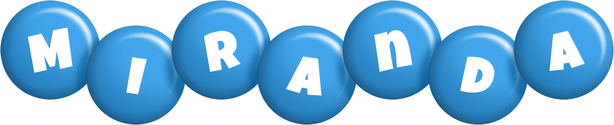 Miranda candy-blue logo