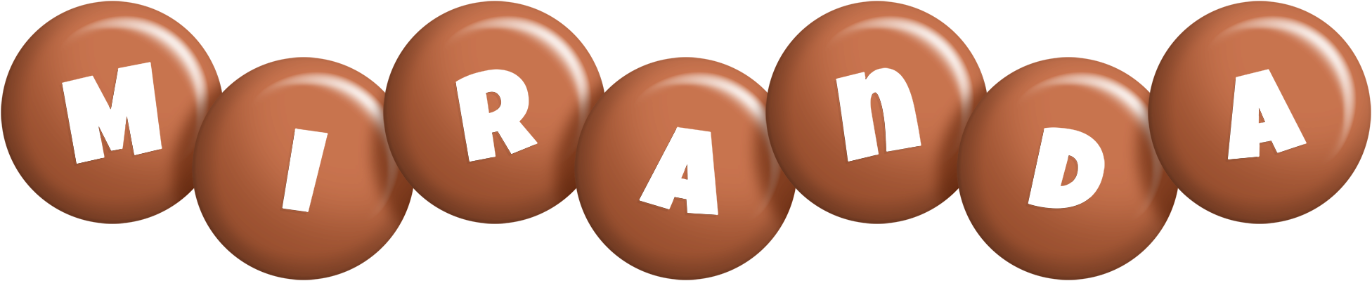 Miranda candy-brown logo
