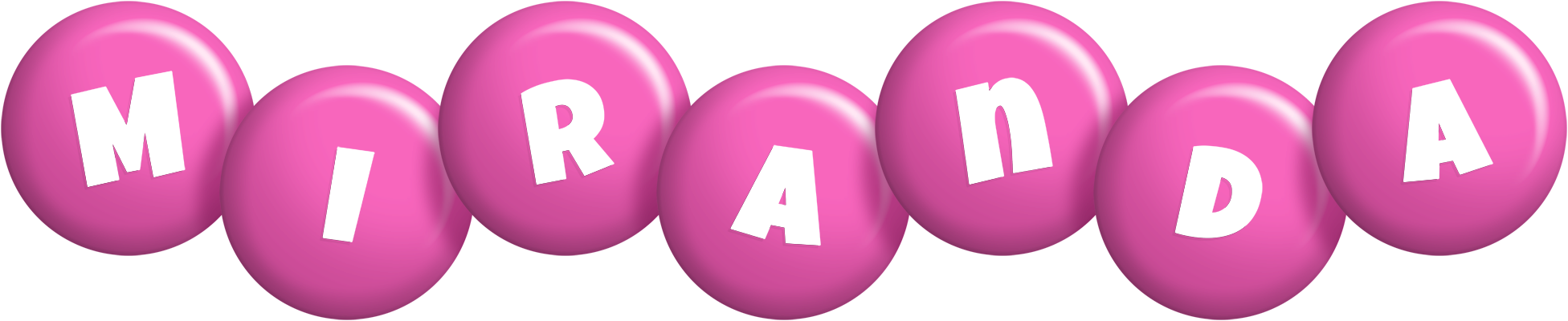Miranda candy-pink logo