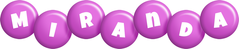 Miranda candy-purple logo
