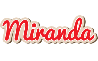 Miranda chocolate logo