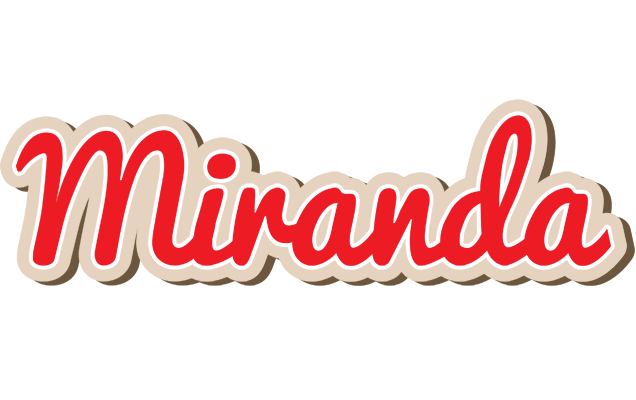 Miranda chocolate logo