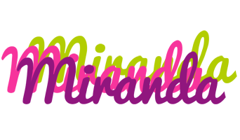 Miranda flowers logo