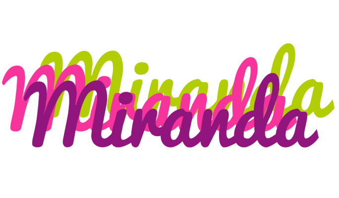 Miranda flowers logo