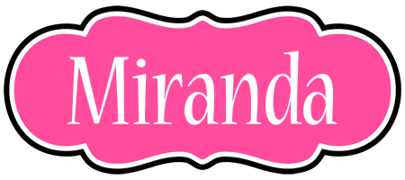 Miranda invitation logo