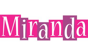 Miranda whine logo