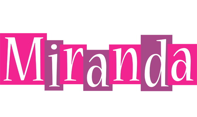Miranda whine logo