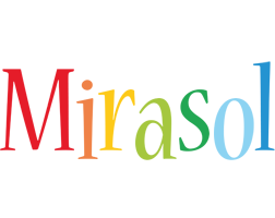 Mirasol birthday logo