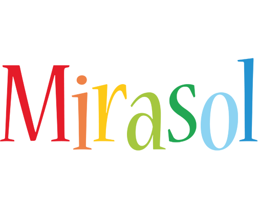 Mirasol birthday logo