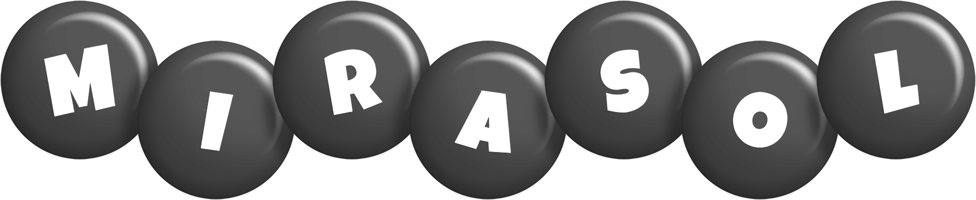 Mirasol candy-black logo
