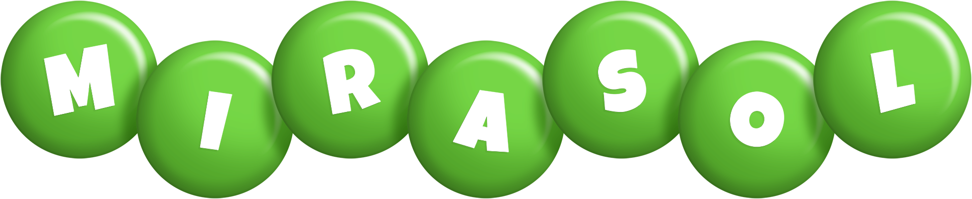 Mirasol candy-green logo