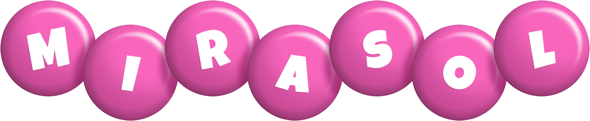 Mirasol candy-pink logo