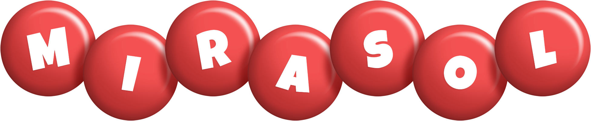 Mirasol candy-red logo
