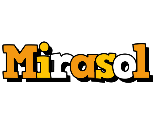 Mirasol cartoon logo