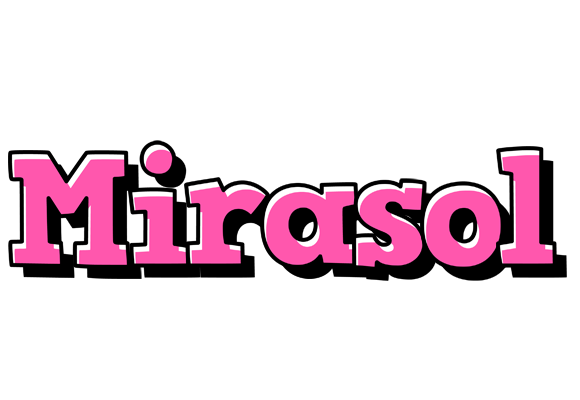 Mirasol girlish logo