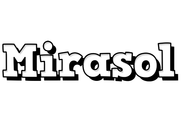 Mirasol snowing logo