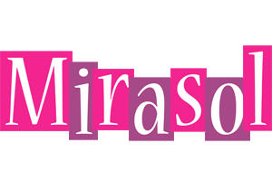 Mirasol whine logo