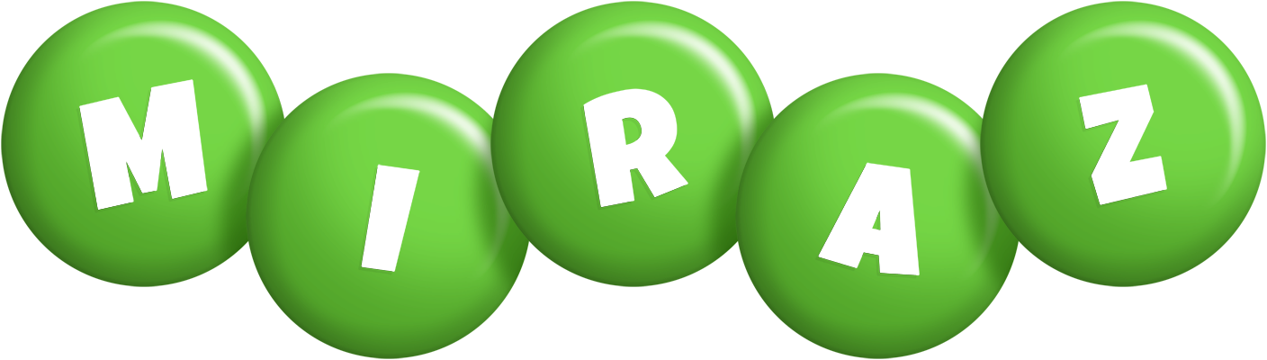 Miraz candy-green logo