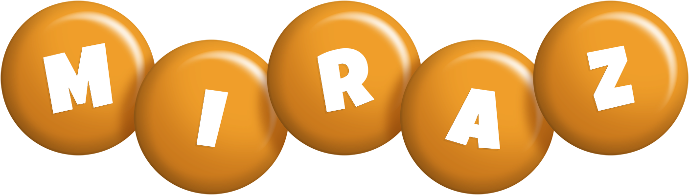 Miraz candy-orange logo