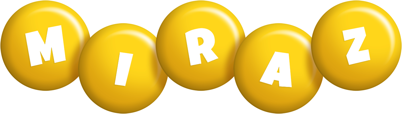 Miraz candy-yellow logo