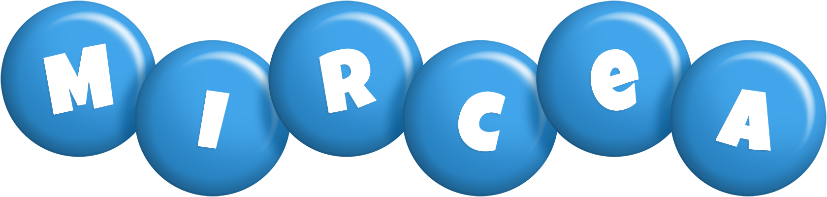 Mircea candy-blue logo