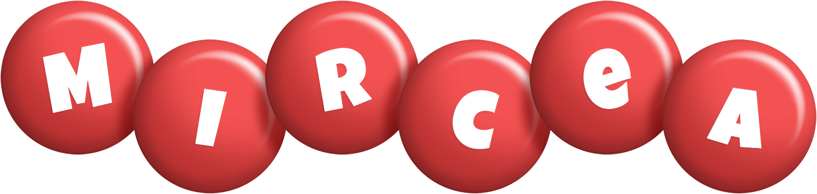 Mircea candy-red logo